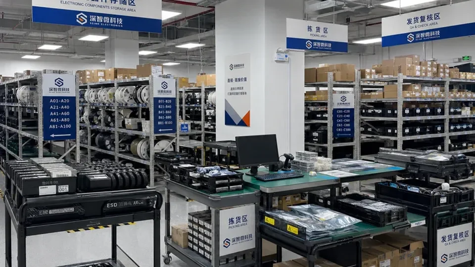 电子元器件标签包装与批次核对
