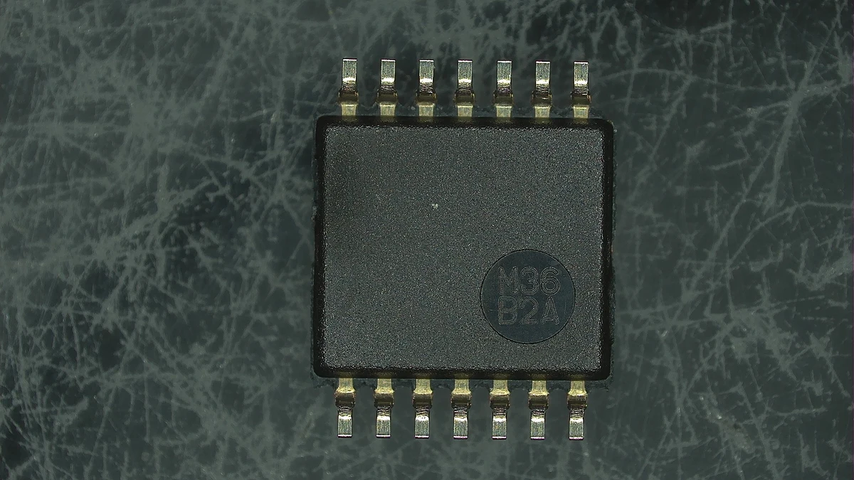 INA4180A1QPWRQ1 器件在显微观察设备下的真实外观检查
